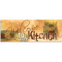 Artland Küchenrückwand "Willkommen in meiner Küche", (1 tlg.) von Artland