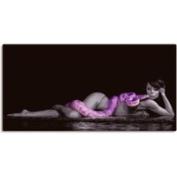Artland Leinwandbild "Frau in Wasser liegend mit Python" Frau 1 Stk. tlg. als Leinwandbild in verschied. Größen Artland Leinwandbild "Frau in Wasser liegend mit Python" Frau 1 Stk. tlg. als Leinwandbild in verschied. Größen von Artland