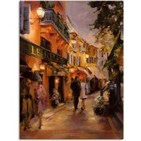 Artland Wandbild "Abend in Paris II", Frankreich, (1 St.) von Artland