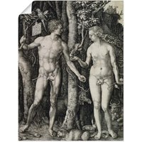 Artland Wandbild "Adam und Eva. 1504", Religion, (1 St.) von Artland