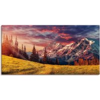 Artland Wandbild "Alpines Hochland", Berge & Alpenbilder, (1 St.) von Artland