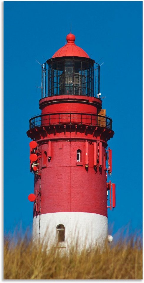 Artland Alu-Dibond-Druck Amrumer Leuchtturm, Gebäude (1 St), auf Keilrahmen gespannt von Artland