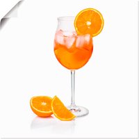 Artland Wandbild "Aperol Spritz mit einer Scheibe Orange", Getränke, (1 St.) von Artland