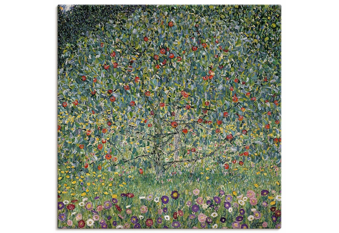 Artland Wandbild Apfelbaum I. 1912, Bäume (1 St), als Alubild, Outdoorbild, Leinwandbild, Poster, Wandaufkleber von Artland