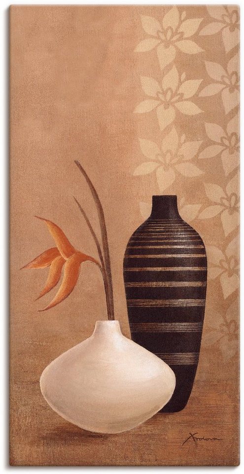 Artland Wandbild Bauschige Vasen, Vasen & Töpfe (1 St), als Leinwandbild, Poster, Wandaufkleber in verschied. Größen von Artland