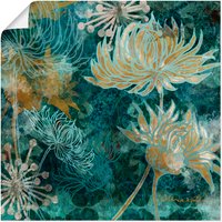 Artland Wandbild "Blaue Chrysanthemen I", Blumen, (1 St.) von Artland