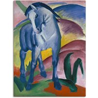 Artland Wandbild "Blaues Pferd I. 1911.", Haustiere, (1 St.), als Alubild, Outdoorbild, Leinwandbild, Poster, Wandaufkleber von Artland