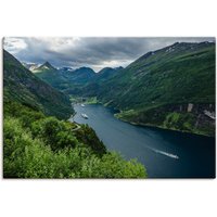 Artland Wandbild "Blick auf den Geirangerfjord Norwegen", Küste, (1 St.), als Alubild, Outdoorbild, Leinwandbild, Poster in verschied. Größen Artland Wandbild "Blick auf den Geirangerfjord Norwegen", Küste, (1 St.), als Alubild, Outdoorbild, Leinwandbild, Poster in verschied. Größen von Artland