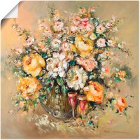 Artland Wandbild "Blumen und Spirituosen", Blumen, (1 St.) von Artland