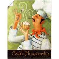Artland Poster "Cafe Moustache II", Getränke, (1 St.) von Artland