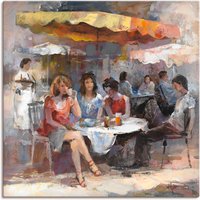 Artland Wandbild "Damen im Café II", Gruppen & Familien, (1 St.) von Artland