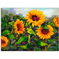 Artland Wandbild "Das Erwachen der Sonnenblumen IV", Blumen, (1 St.) von Artland