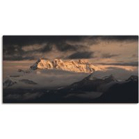 Artland Wandbild "Dents du Midi, Schweizer Berge", Berge, (1 St.) von Artland