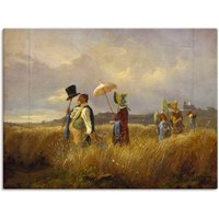 Artland Wandbild "Der Sonntagsspaziergang. 1841", Gruppen & Familien, (1 St.), als Leinwandbild, Poster in verschied. Größen von Artland