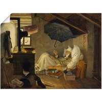 Artland Wandbild "Der arme Poet. 1839", Mann, (1 St.), als Leinwandbild, Poster, Wandaufkleber in verschied. Größen von Artland