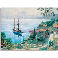 Artland Wandbild "Die Bucht", Boote & Schiffe, (1 St.), als Leinwandbild, Wandaufkleber in verschied. Größen von Artland