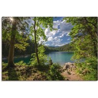 Artland Wandbild "Eibsee", Gewässer, (1 St.), als Alubild, Outdoorbild, Leinwandbild in verschied. Größen von Artland