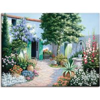 Artland Wandbild "Ein kleines Paradies", Garten, (1 St.), als Leinwandbild, Poster in verschied. Größen von Artland