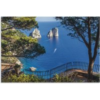 Artland Wandbild "Faraglione-Felsen auf Capri, Italien", Meer Bilder, (1 St.) von Artland
