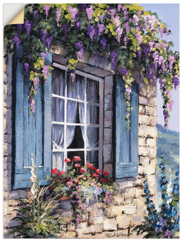 Artland Wandbild Fenster I, Fenster & Türen (1 St), als Leinwandbild, Poster, Wandaufkleber in verschied. Größen von Artland