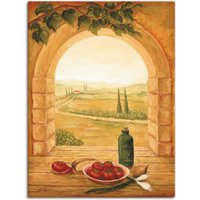 Artland Wandbild "Fensterblick", Fensterblick, (1 St.), als Leinwandbild, Poster in verschied. Größen von Artland