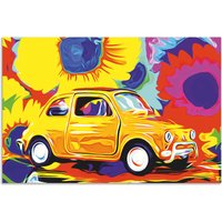 Artland Wandbild "Fiat 500", Auto, (1 St.) von Artland