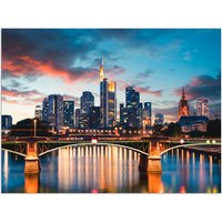 Artland Wandbild "Frankfurt am Main Skyline II", Deutschland, (1 St.) von Artland