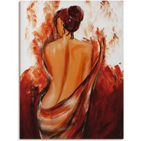 Artland Wandbild "Frau in rot", Frau, (1 St.) von Artland