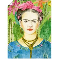 Artland Wandbild "Frida Kahlo II", Bilder von Frauen, (1 St.) von Artland