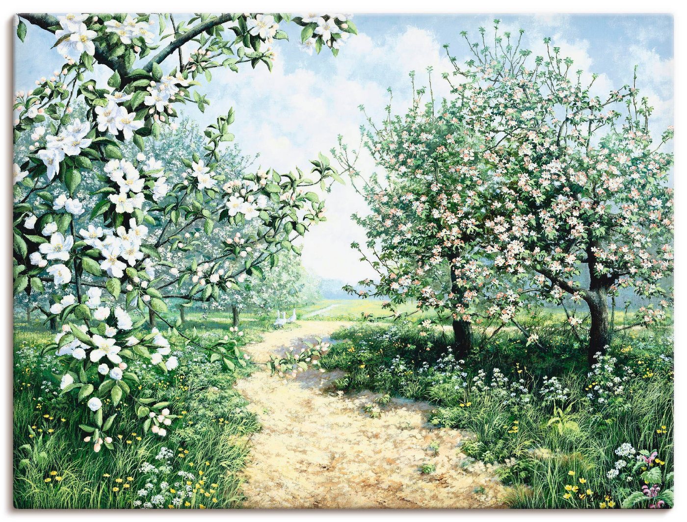 Artland Wandbild Frühling I, Vier Jahreszeiten (1 St), als Leinwandbild, Poster, Wandaufkleber in verschied. Größen von Artland