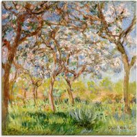 Artland Wandbild "Frühling in Giverny.", Wiesen & Bäume, (1 St.) von Artland