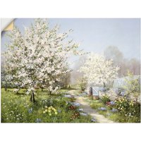 Artland Wandbild "Frühlingsblüten", Wiesen & Bäume, (1 St.) von Artland