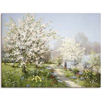 Artland Wandbild "Frühlingsblüten", Wiesen & Bäume, (1 St.), als Leinwandbild, Poster, Wandaufkleber in verschied. Größen von Artland
