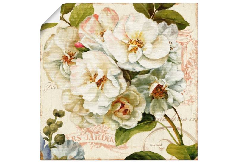 Artland Wandbild Garten III, Blumen (1 St), als Leinwandbild, Poster in verschied. Größen von Artland