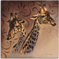 Artland Wandbild "Giraffen Porträt", Wildtiere, (1 St.) von Artland