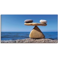 Artland Wandbild "Gleichgewicht - Steine Meer", Zen, (1 St.) von Artland