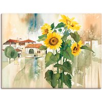 Artland Leinwandbild "Gruss der Sonnenblume", Blumen, (1 St.) von Artland