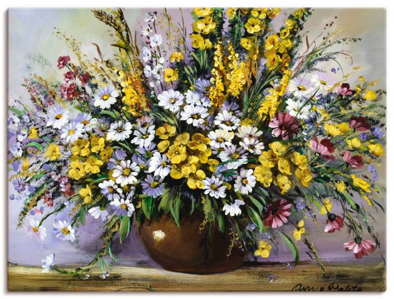 Artland Wandbild Herrlichkeit von Gänseblümchen, Blumen (1 St), als Leinwandbild, Poster in verschied. Größen von Artland