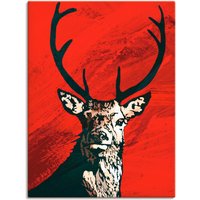 Artland Wandbild "Hirsch", Wildtiere, (1 St.) von Artland