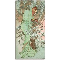 Artland Leinwandbild "Hiver (Winter), 1896", Frau, (1 St.) von Artland