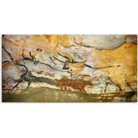 Artland Wandbild "Höhle von Lascaux Stiere", Wildtiere, (1 St.), als Leinwandbild, Poster, Wandaufkleber in verschied. Größen von Artland