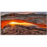 Artland Wandbild "Iconic Mesa Arch", Felsen, (1 St.) von Artland