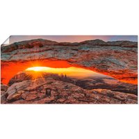 Artland Wandbild "Iconic Mesa Arch", Felsen, (1 St.) von Artland