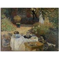 Artland Wandbild "Im Garten Claude Monets in Argenteuil", Garten, (1 St.), als Alubild, Leinwandbild, Wandaufkleber oder Poster in versch. Größen von Artland