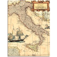Artland Wandbild "Italienkarte", Landkarten, (1 St.) von Artland