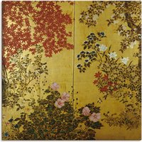 Artland Wandbild "Japanischer Wandschirm 18. Jahrhundert", Pflanzen, (1 St.) von Artland