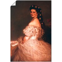 Artland Wandbild "Kaiserin Elisabeth von Österreich, 1865", Menschen, (1 St.) von Artland