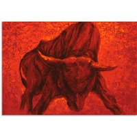 Artland Wandbild "Katalanischer Stier", Wildtiere, (1 St.) von Artland