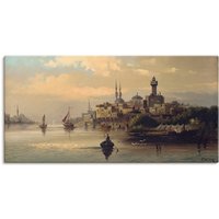 Artland Wandbild "Kauffahrtsschiffe auf Bosporus, Istanbul", Gewässer, (1 St.), als Leinwandbild, Poster, Wandaufkleber in verschied. Größen von Artland