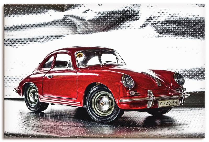 Artland Wandbild Klassiker - Der Porsche 356, Auto (1 St), als Alubild, Outdoorbild, Leinwandbild, Poster, Wandaufkleber von Artland
